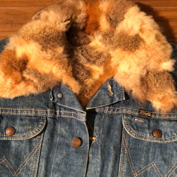 wrangler jacket with fur